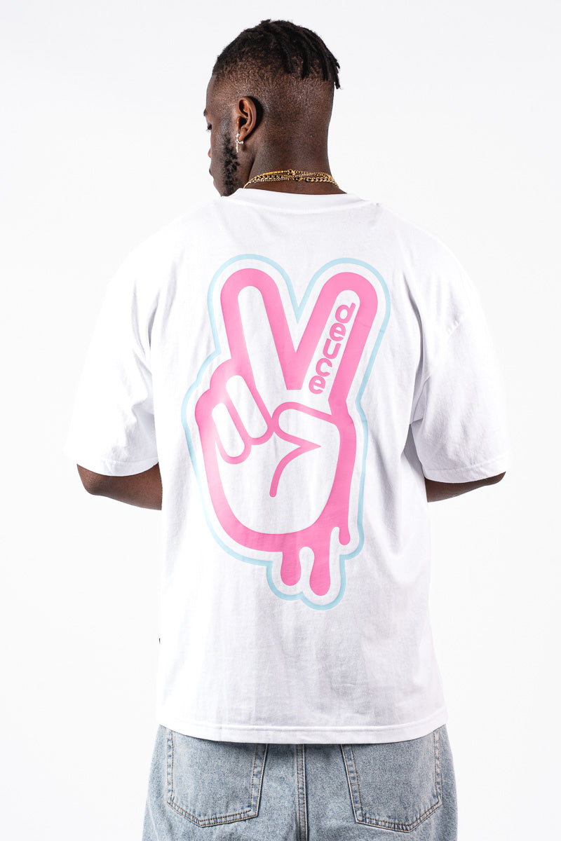 Deuce Ice White Drip Tee