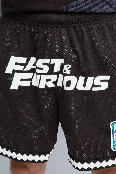 PUMA x FAST & FURIOUS REVERSIBLE MESH SHORTS  - Mens