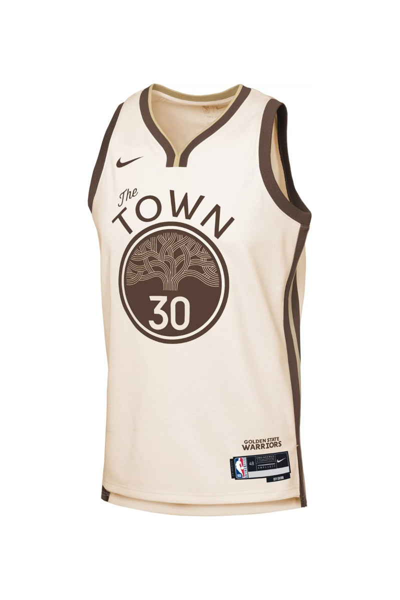 Golden State Warriors Curry City Edition Youth Swingman Jersey