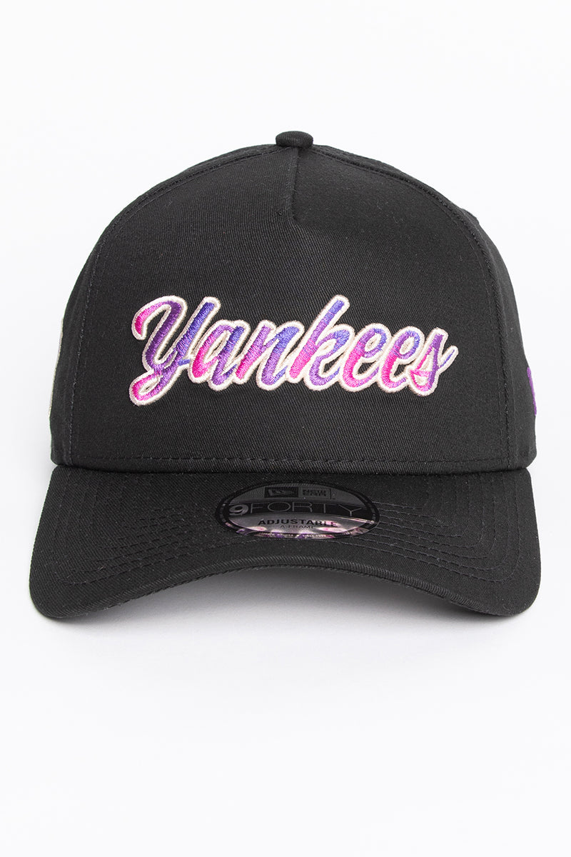 New York Yankees Iridescent Script 940 A Frame