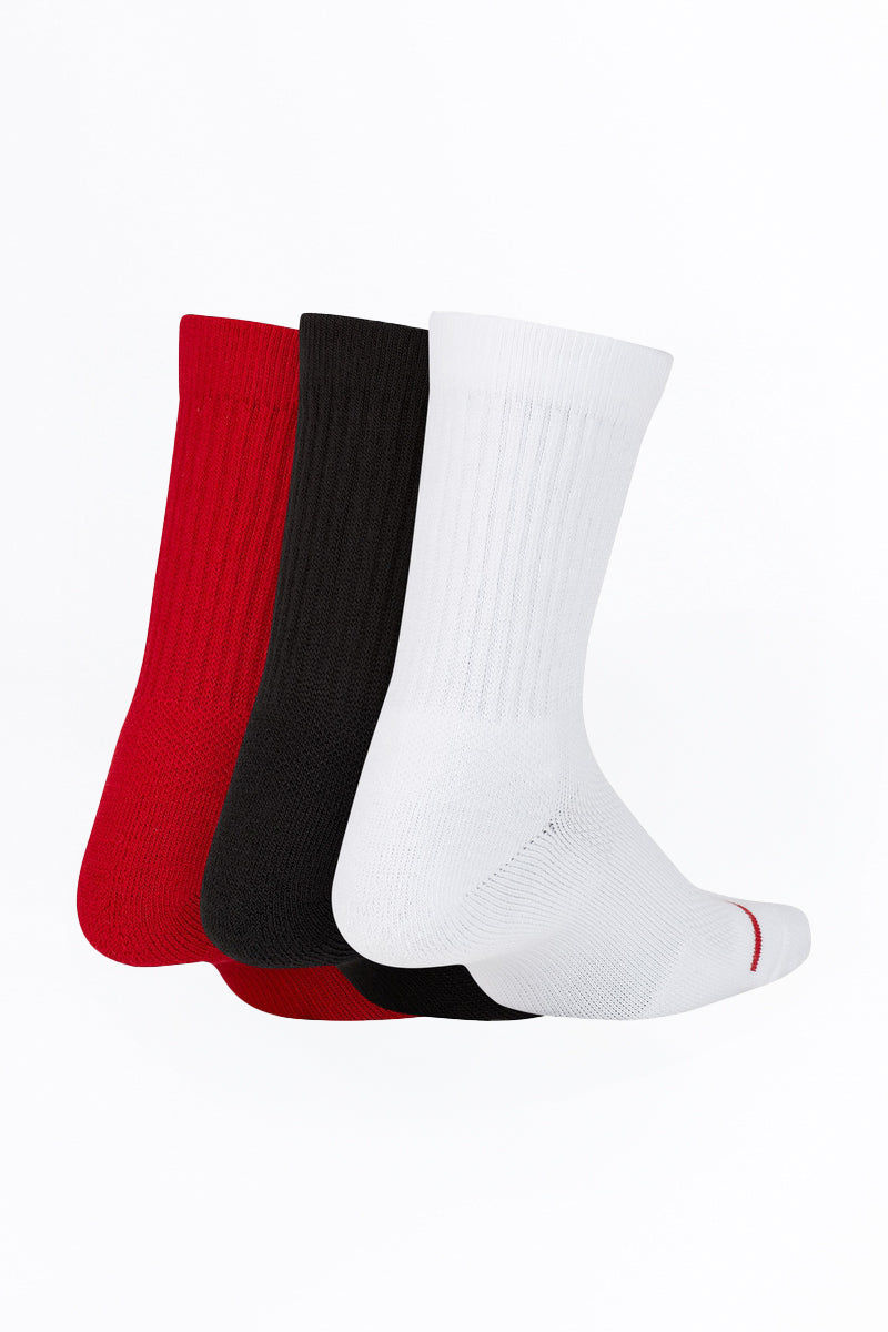 Jordan Kids 3 Pack Jumpman Crew Socks