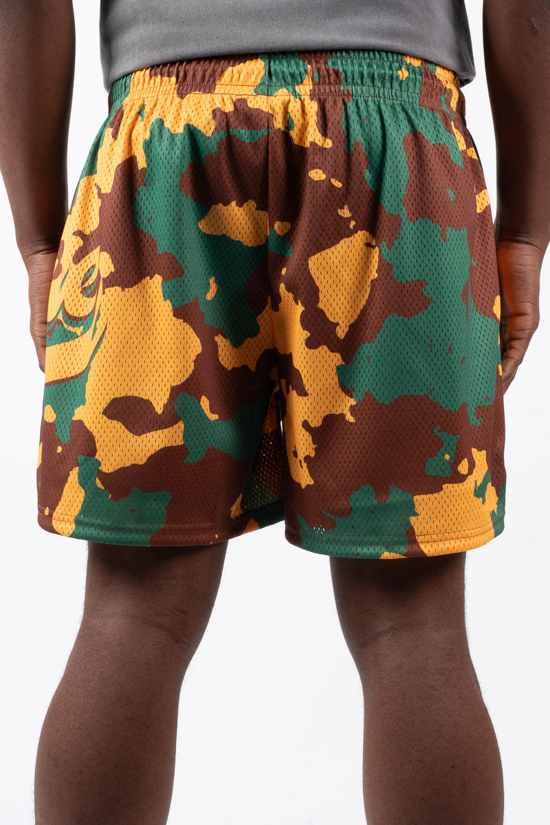 Vintage Camo Mesh Shorts - Mens