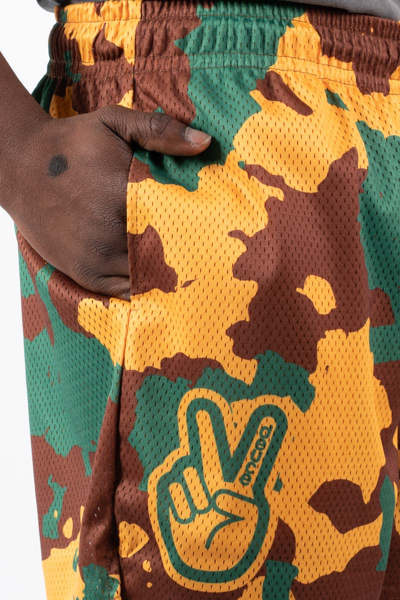 Vintage Camo Mesh Shorts - Mens