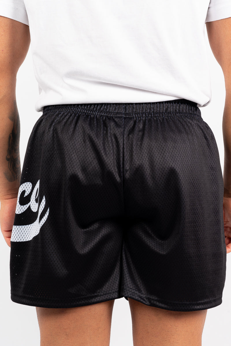 Deuce Black Cursive Shorts