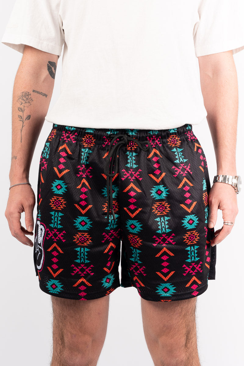 Fiesta All-Over Print Mesh Short