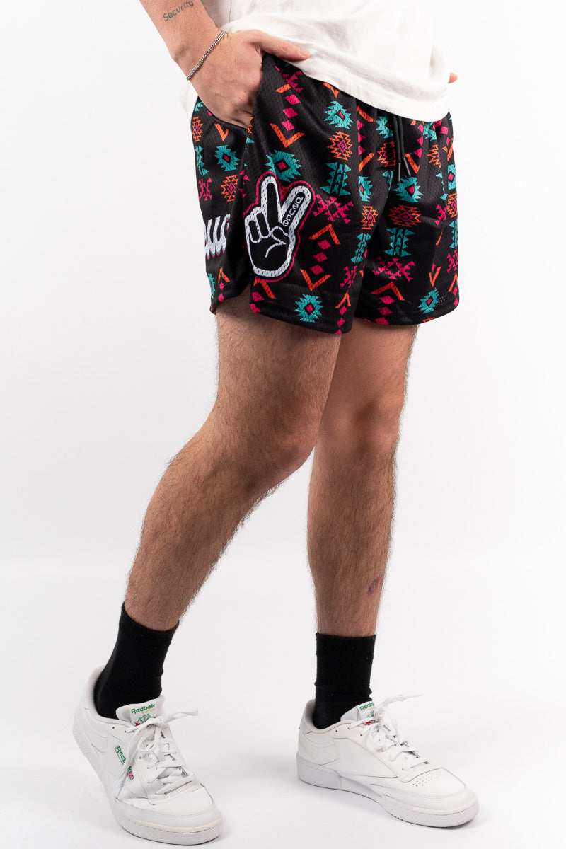 Fiesta All-Over Print Mesh Short