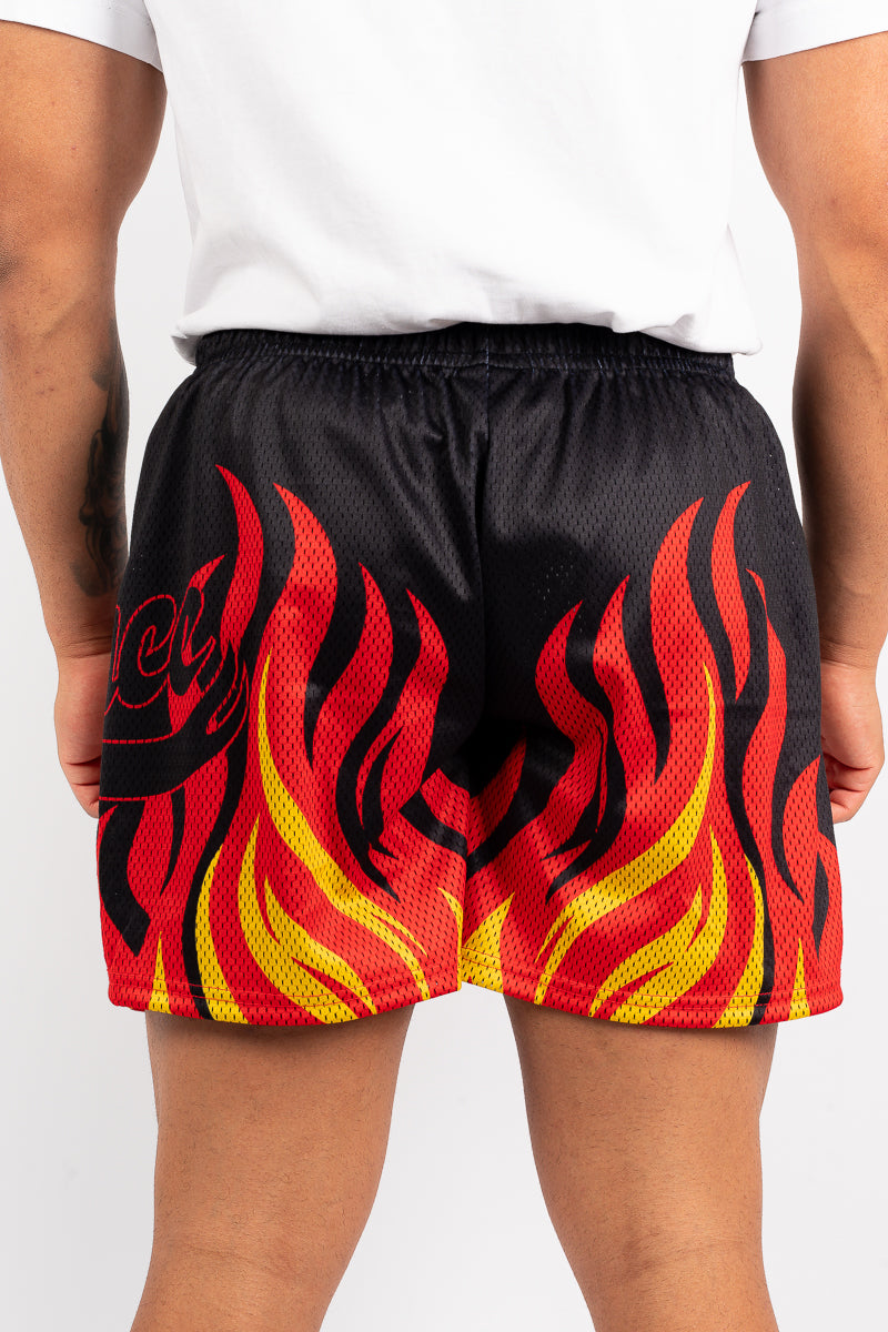 Deuce Mesh Flame Shorts