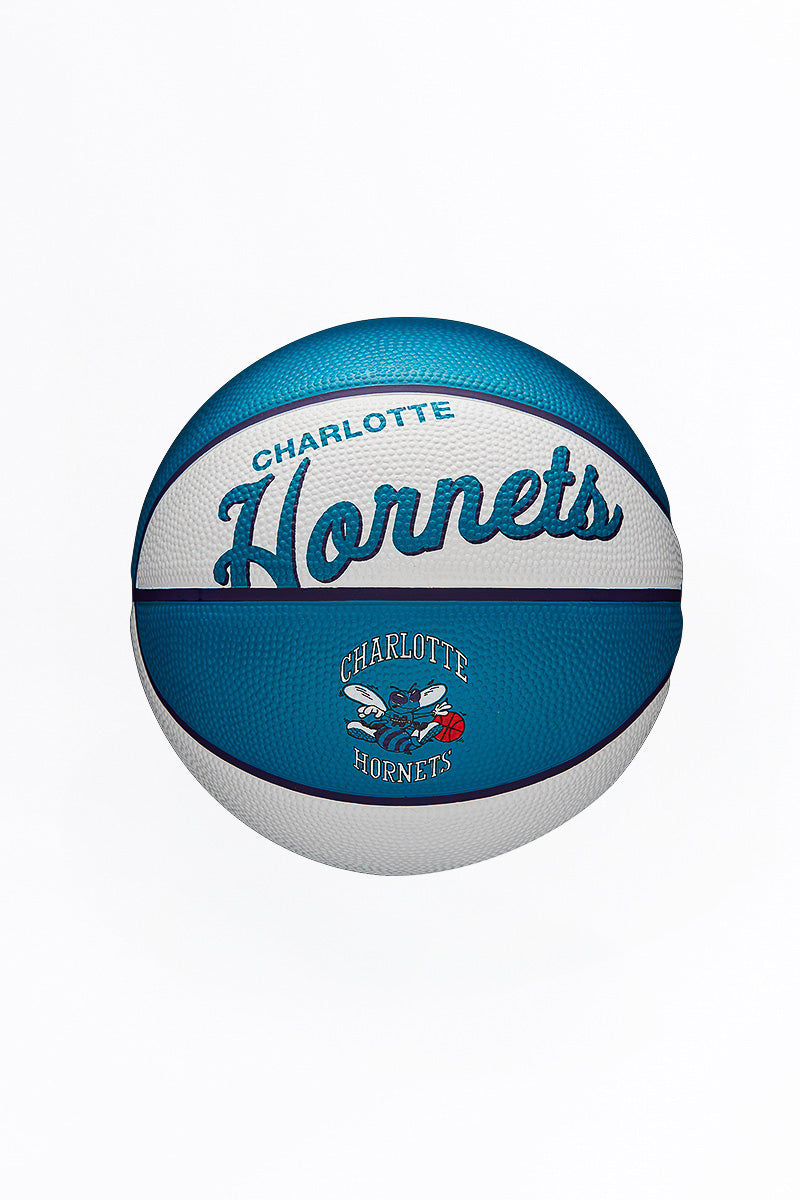 Charlotte Hornets Retro Script Mini (Size 3) Ball