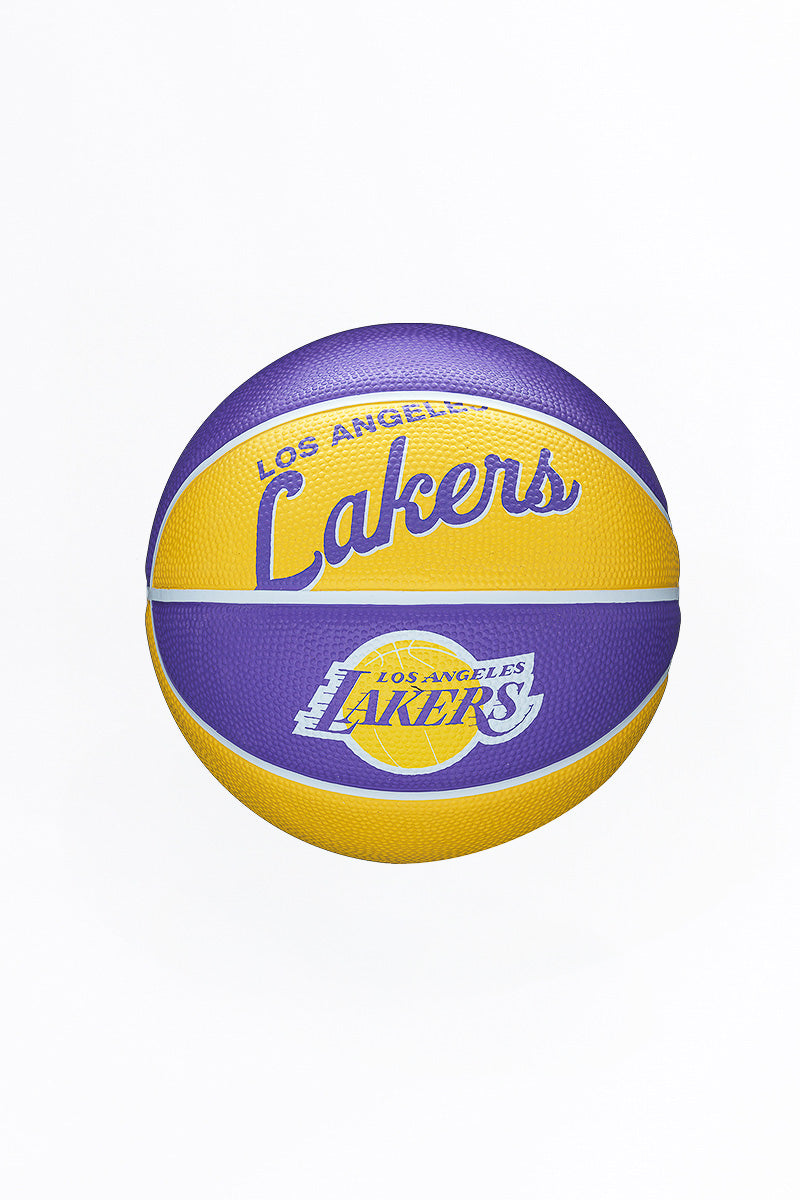 LA Lakers Retro Script Mini (Size 3) Ball