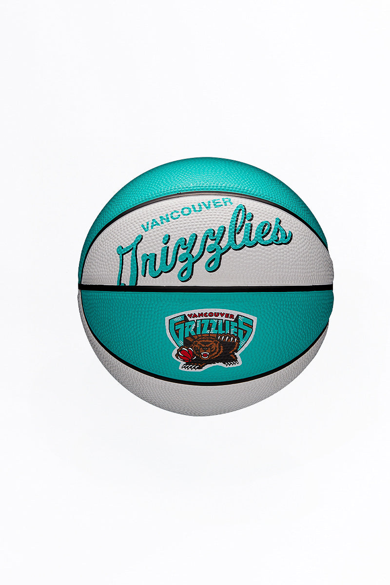 Vancouver Grizzlies Retro Script Mini (Size 3) Ball