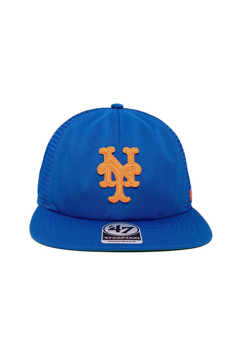 NY Mets 47 Captain Trucker Caps - Mens