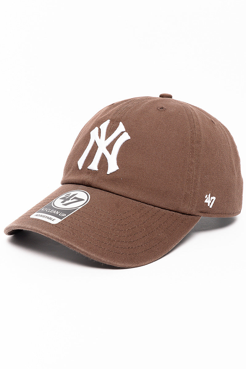 NY Yankees 47' Clean Up Washed Brown Cap - Mens