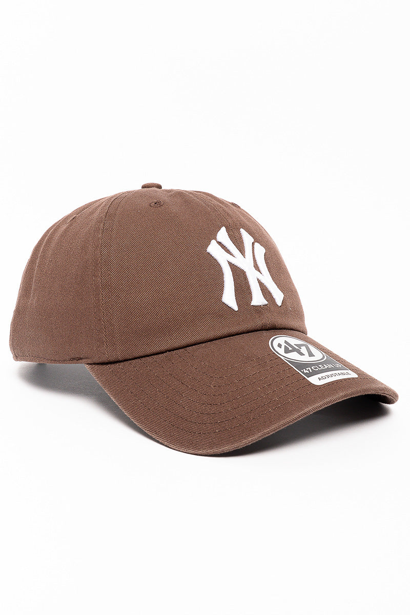 NY Yankees 47' Clean Up Washed Brown Cap - Mens