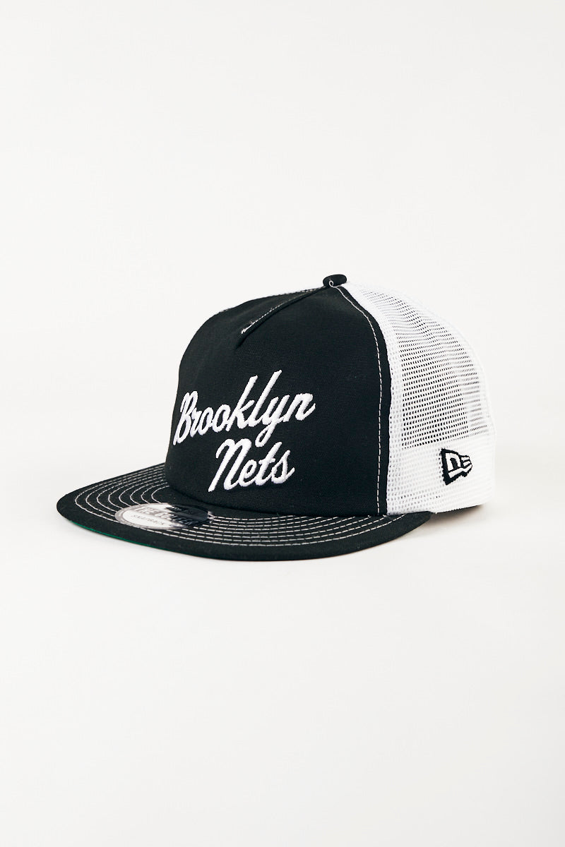 Brooklyn Nets Archive Americana Golfer Trucker Cap