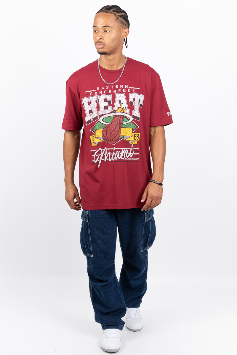 Miami Heat Team Logo Vintage Tee