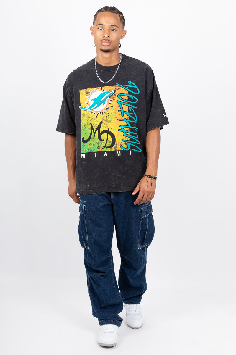 Miami Dolphins Script & Team Logo Tee