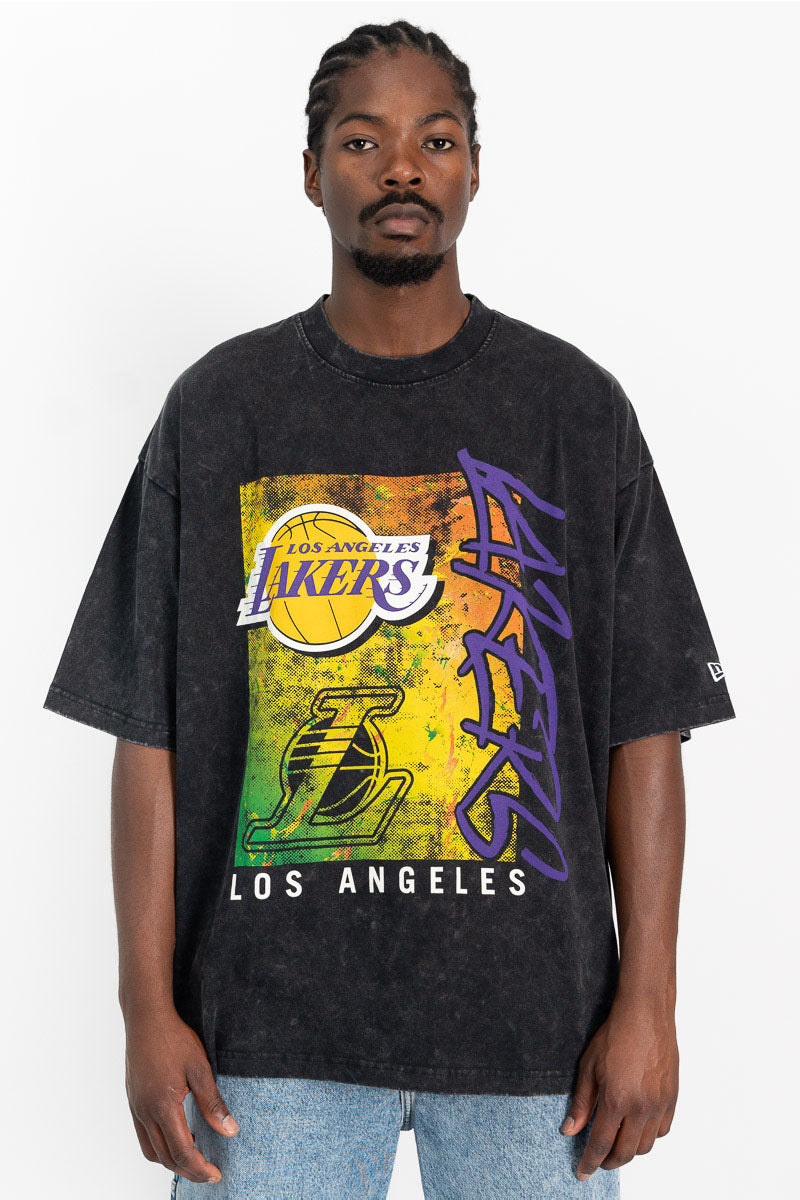 LA Lakers Script & Team Logo Tee