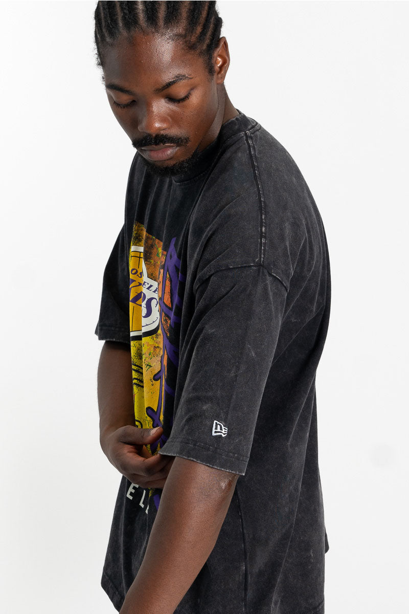 LA Lakers Script & Team Logo Tee