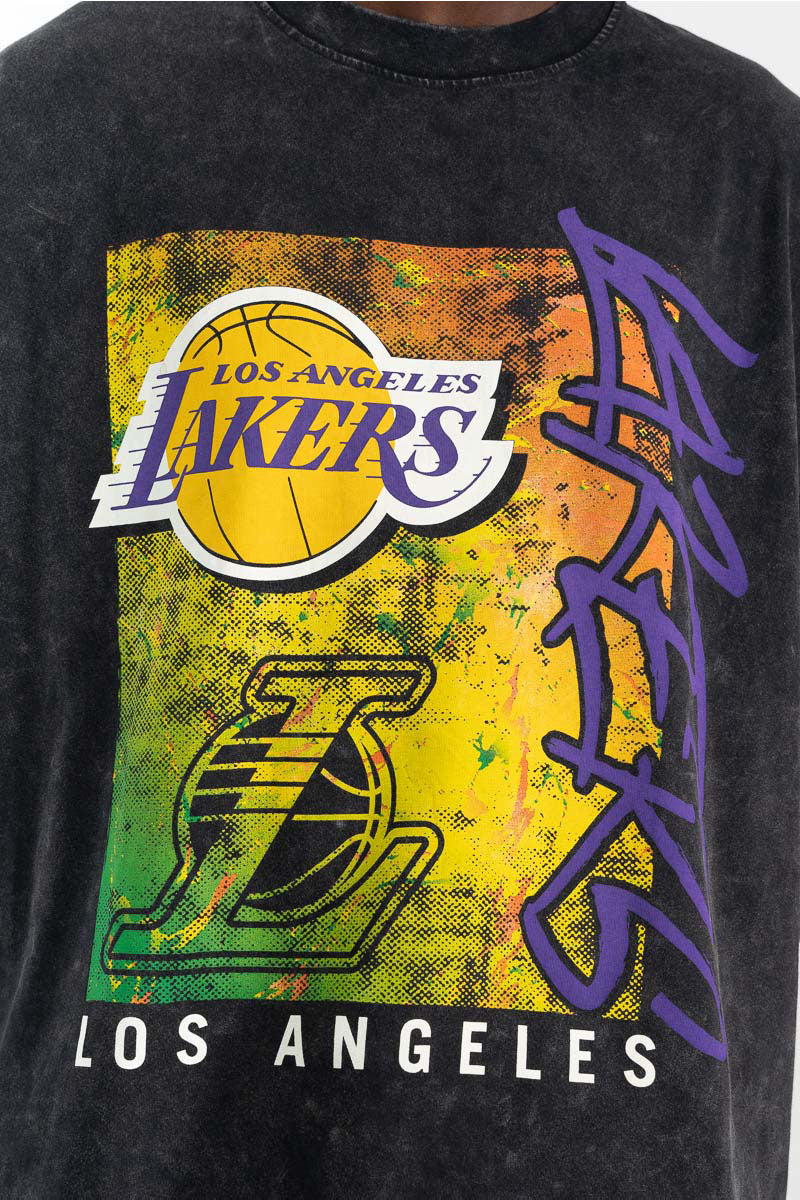 LA Lakers Script & Team Logo Tee