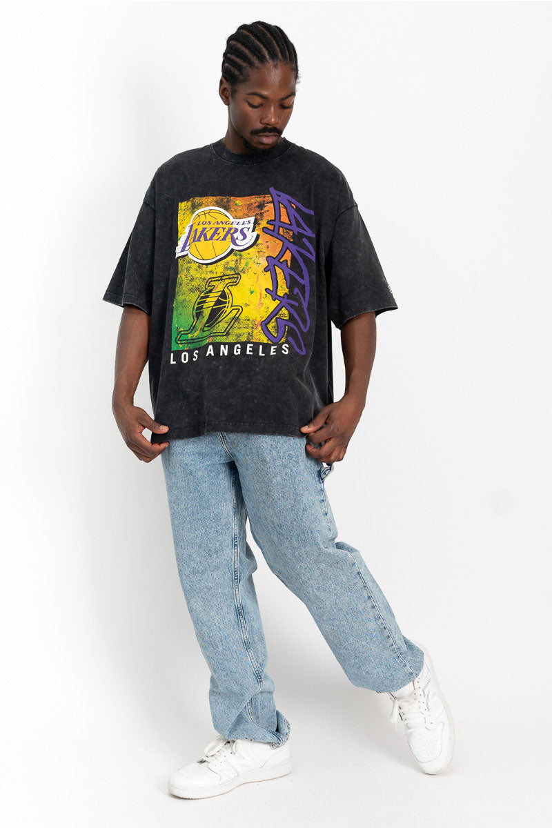LA Lakers Script & Team Logo Tee