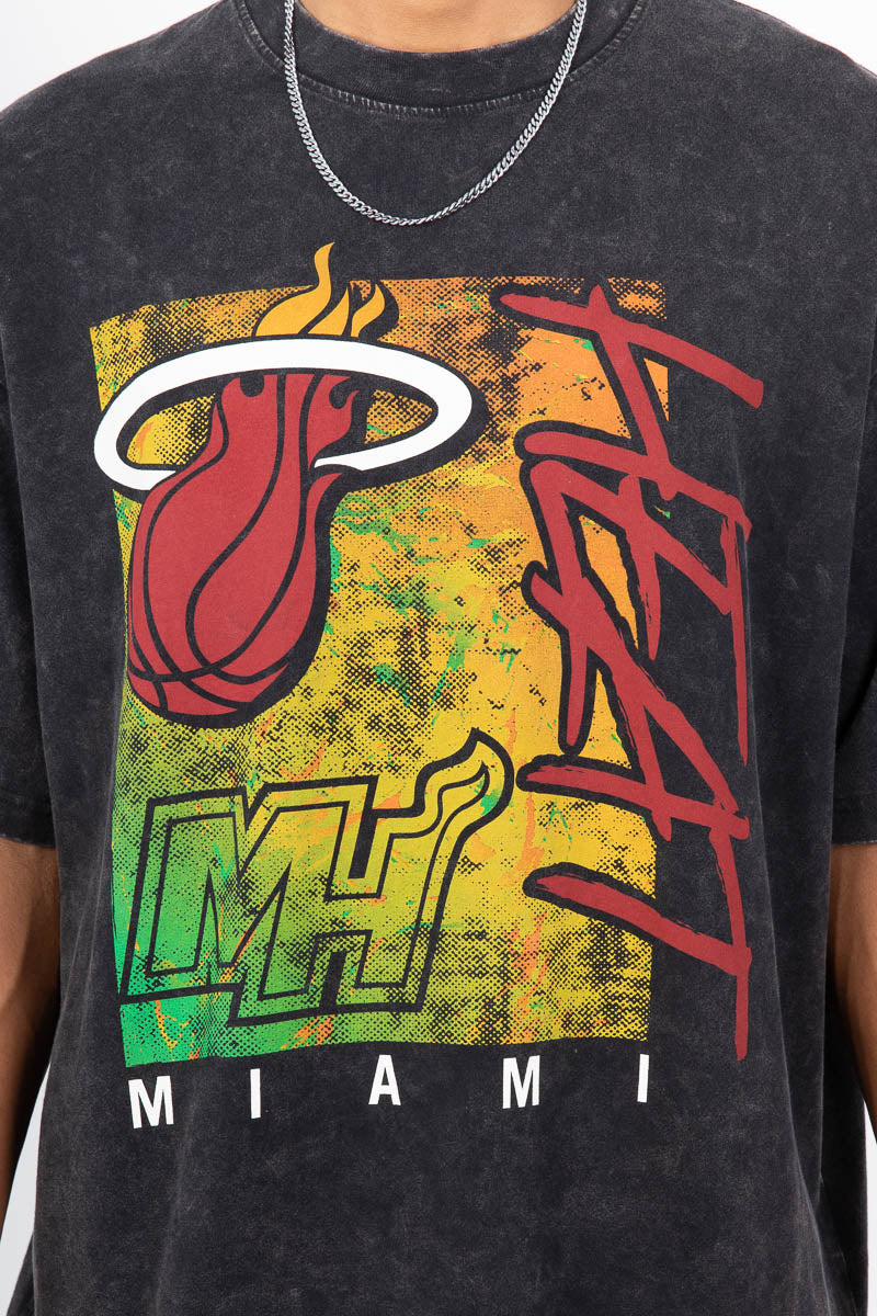 Miami Heat Script & Team Logo Tee