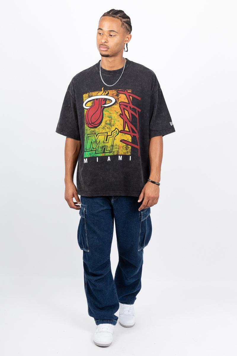 Miami Heat Script & Team Logo Tee