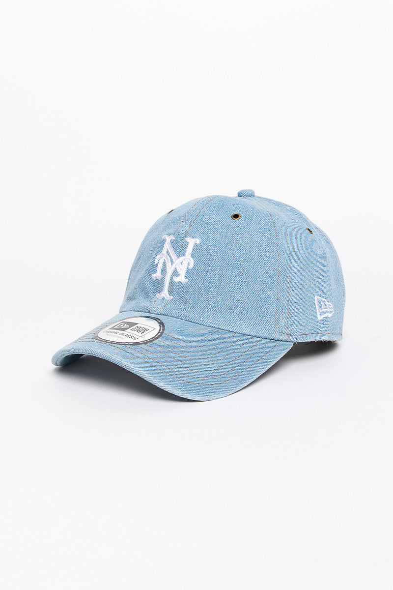 New York Mets Washed Denim Casual Classic Cap