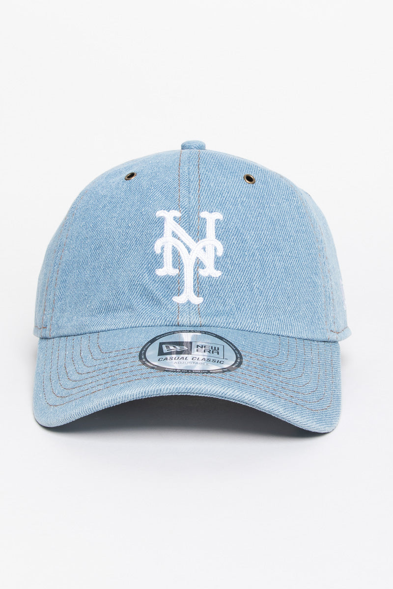 New York Mets Washed Denim Casual Classic Cap
