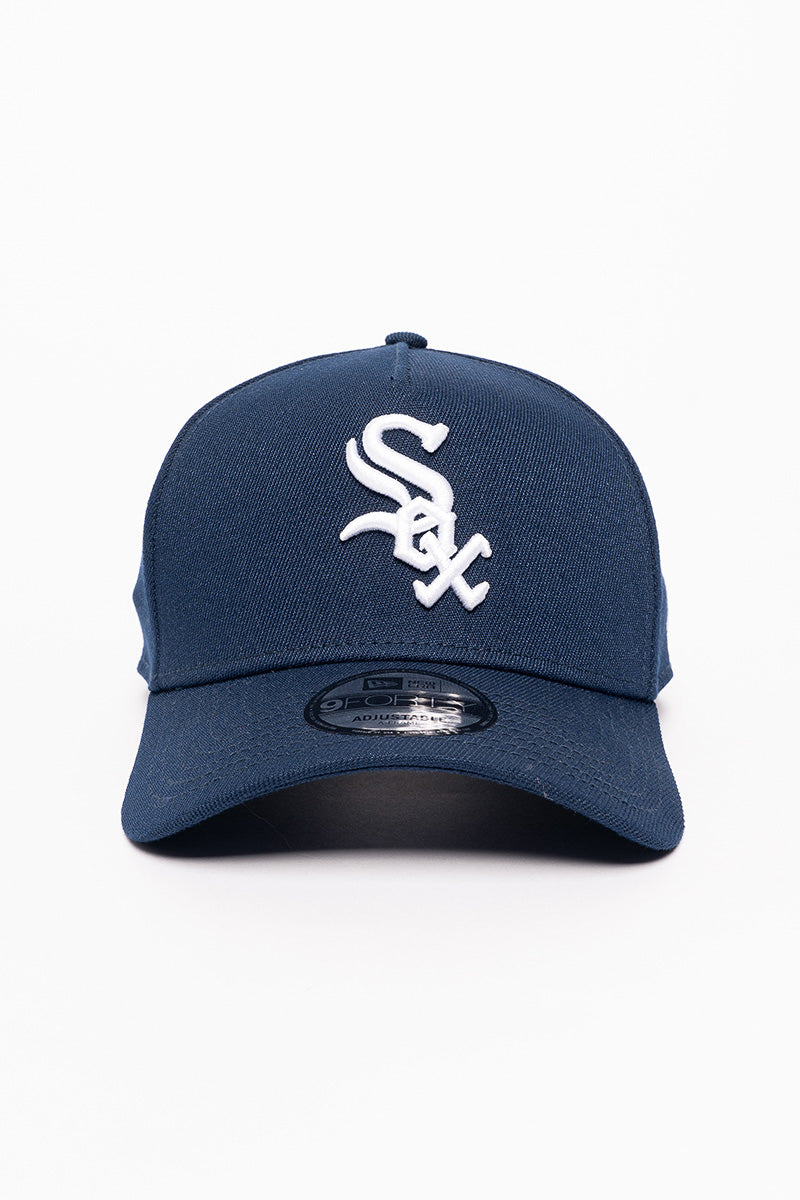 Chicago White Sox Navy 9Forty A-Frame Snapback