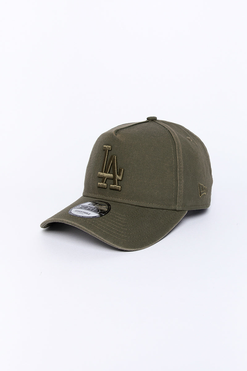 9Forty LA Dodgers Olive Wash Cap