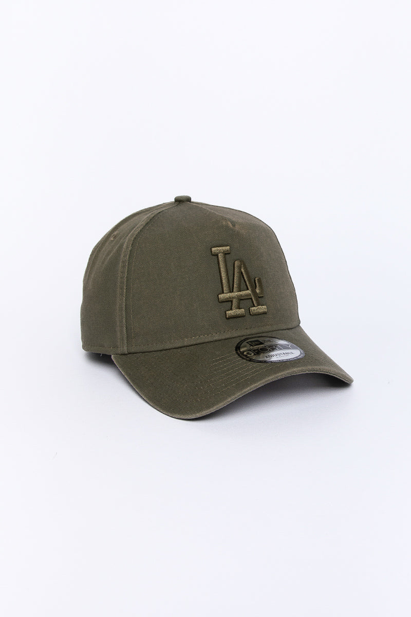9Forty LA Dodgers Olive Wash Cap