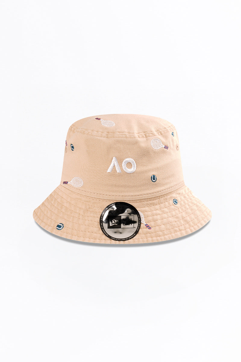 Australian Open 2025 Kids Embroidered Icon Bucket Hat