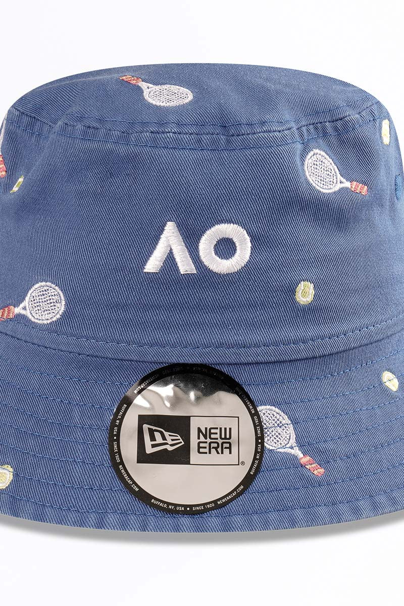 Australian Open 2025 Kids Embroidered Icon Bucket Hat