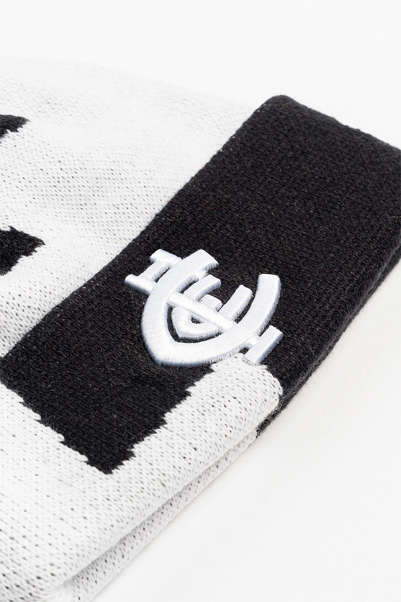 Carlton Blues Zigzag Knitted Beanie