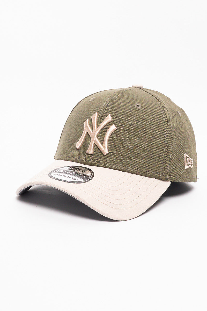 NY Yankees 3930 Olive 2-Tone Caps