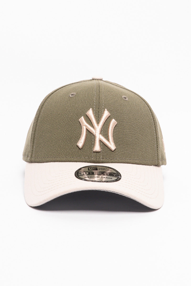 NY Yankees 3930 Olive 2-Tone Caps