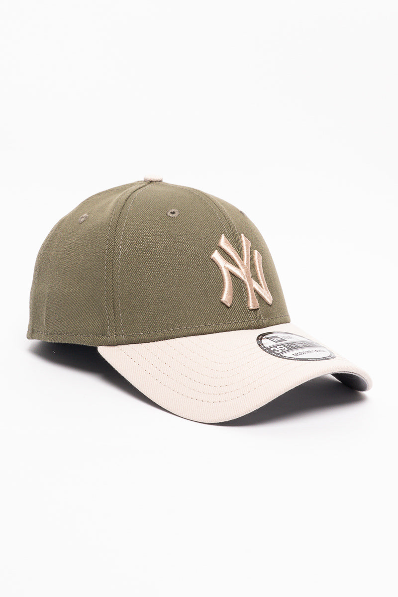 NY Yankees 3930 Olive 2-Tone Caps