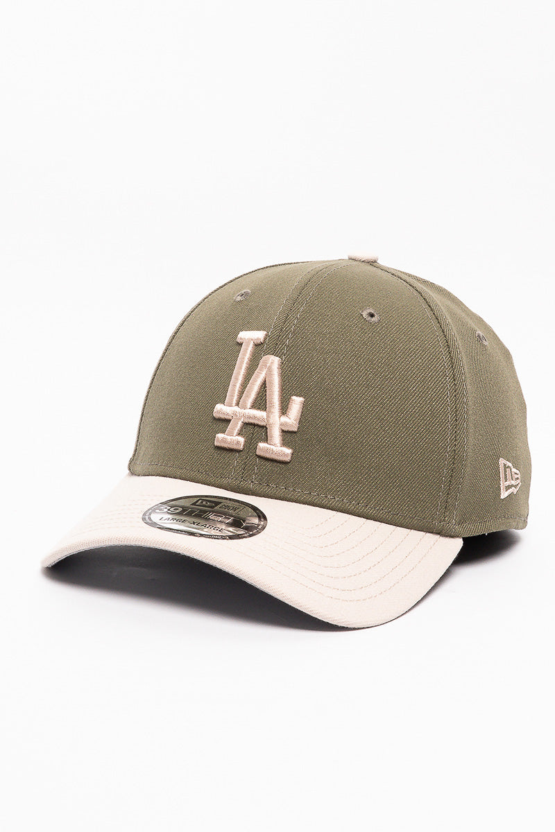 LA Dodgers 3930 Olive 2-Tone Caps