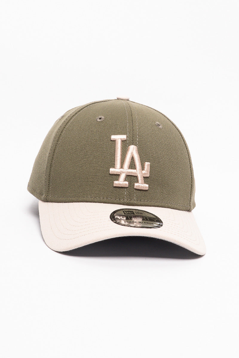 LA Dodgers 3930 Olive 2-Tone Caps