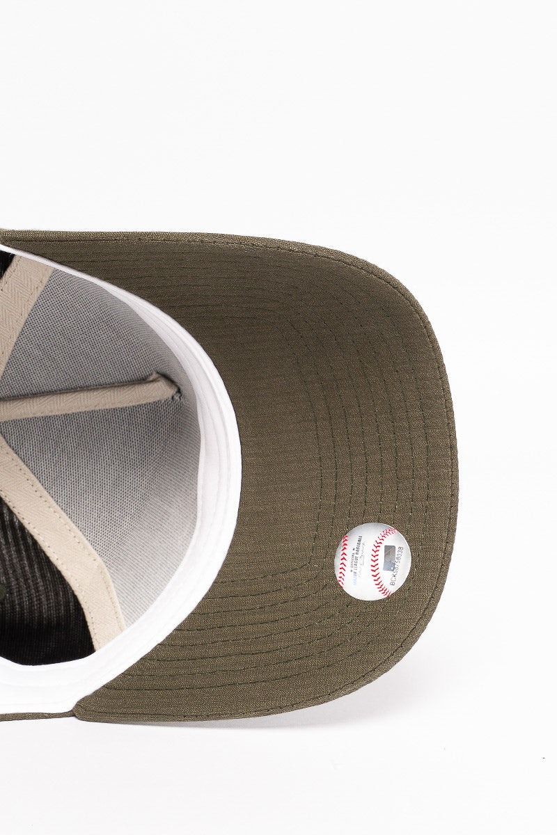 9Forty NY Mets Seersucker Olive Cap