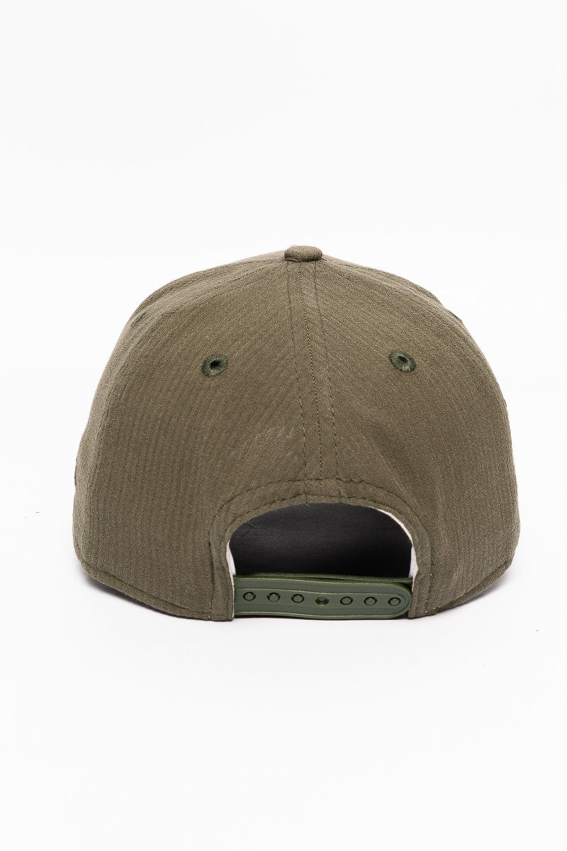 9Forty NY Yankees Seersucker Olive Cap