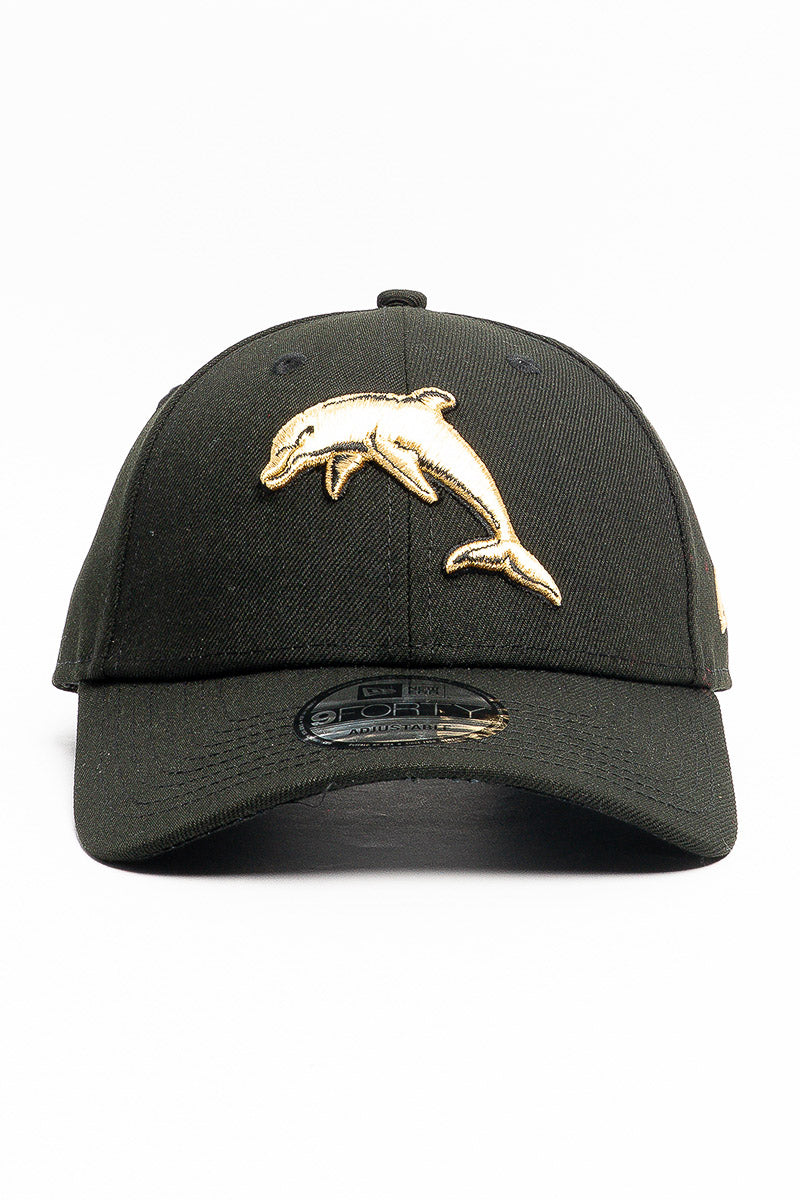 9Forty NRL25 Gold Redcliffe Dolphins Cap
