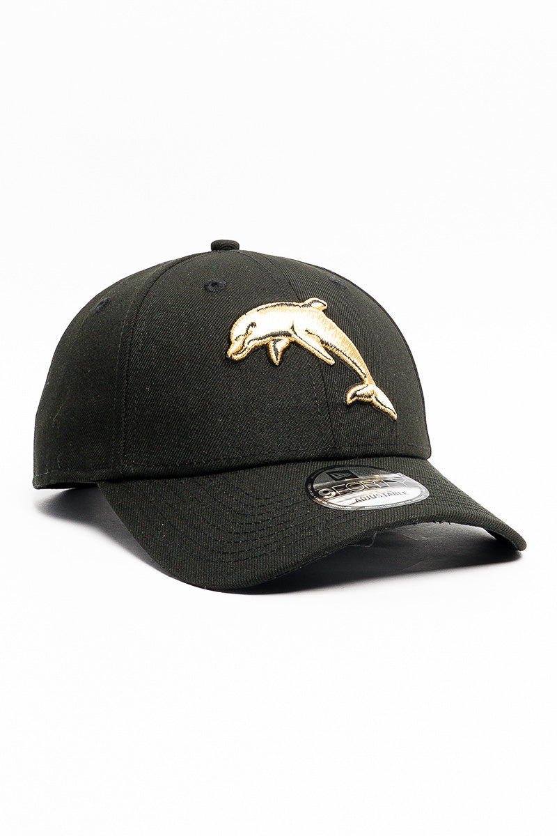 9Forty NRL25 Gold Redcliffe Dolphins Cap