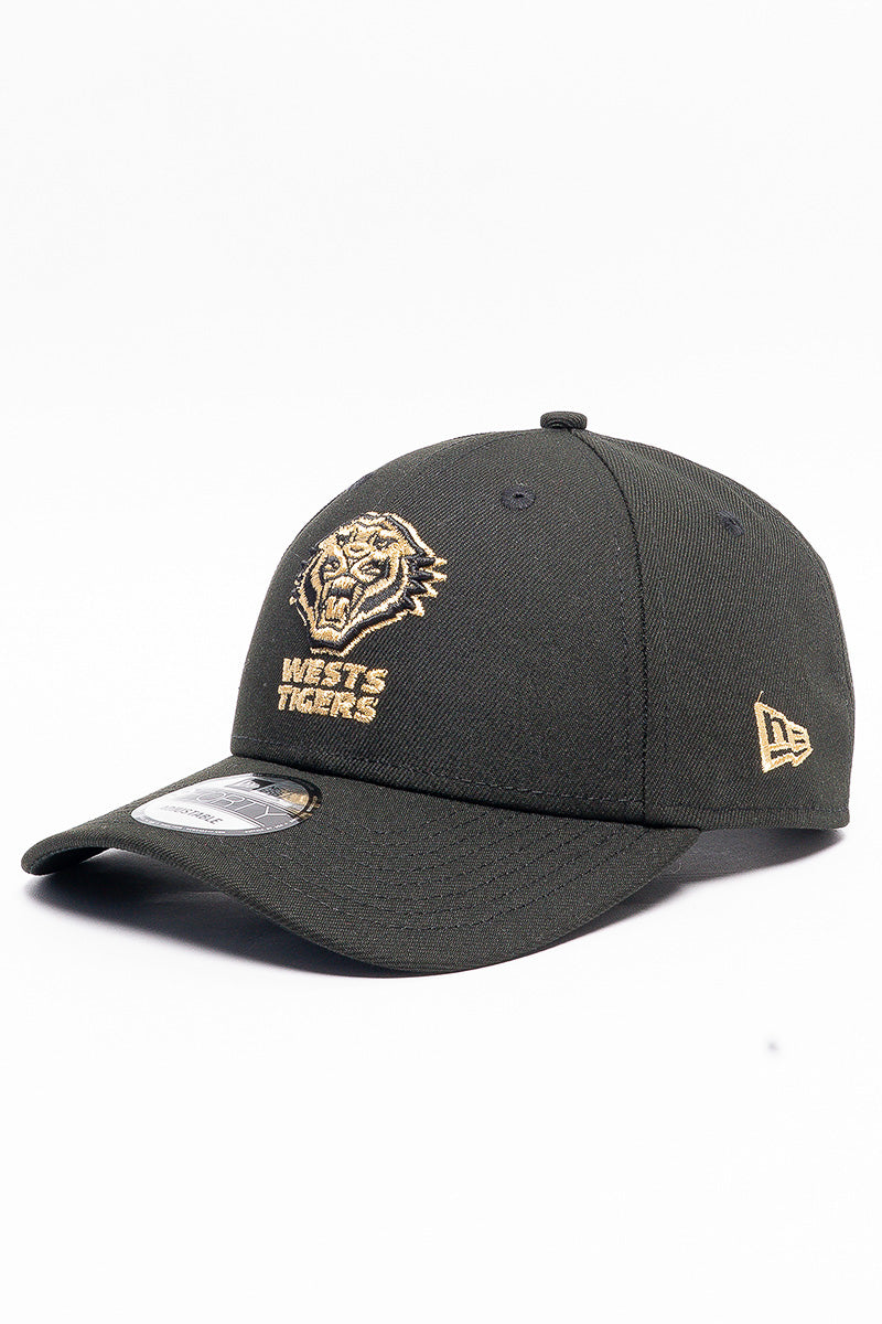9Forty NRL25 Gold West Tigers Cap