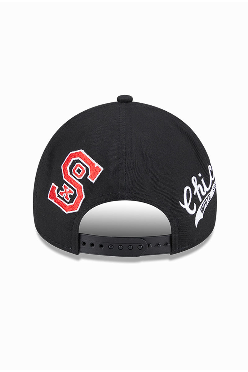 Chicago White Sox 9Forty All Over Logo A-Frame Snapback