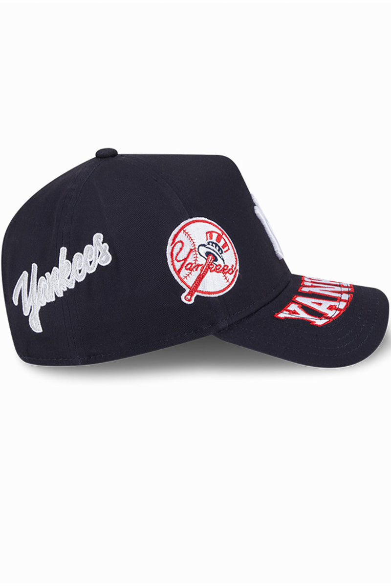 New York Yankees 9Forty All Over Logo A-Frame Snapback