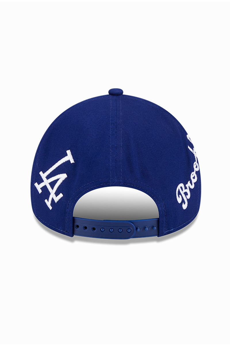 LA Dodgers 9Forty All Over Logo A-Frame Snapback