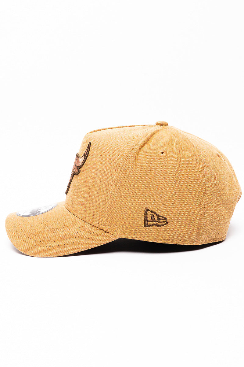 9Forty Chicago Bulls Washed Bronze Canvas Cap - Womens