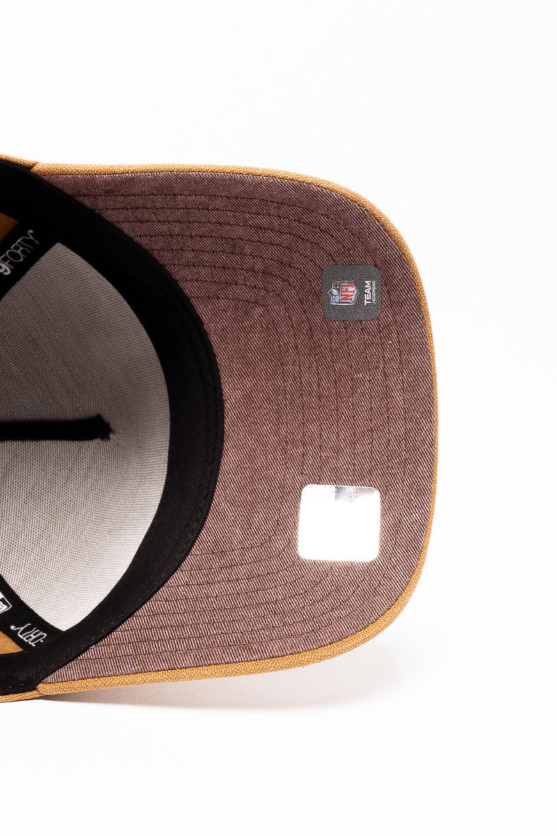 9Forty Chicago Bulls Washed Bronze Canvas Cap - Womens