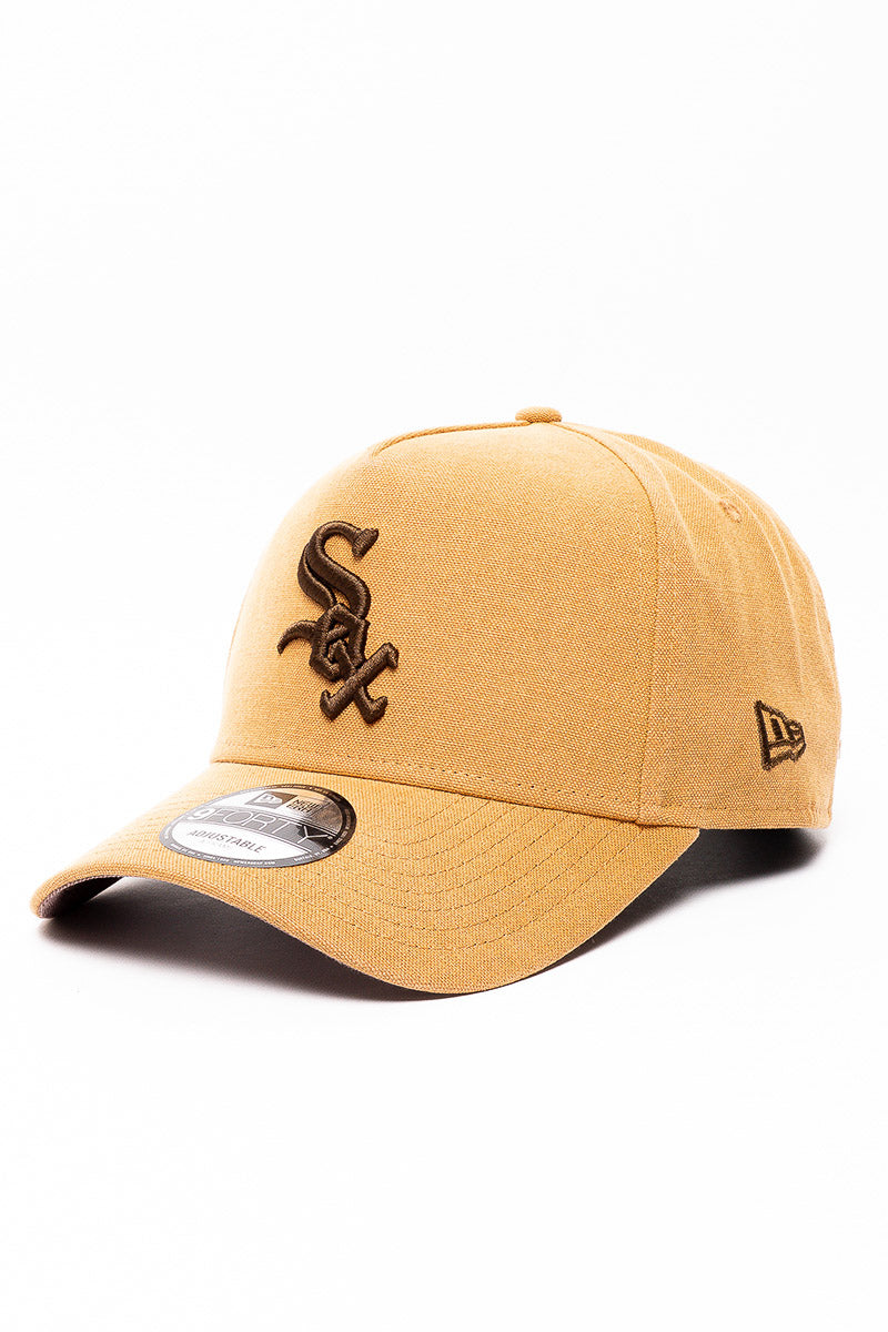 9Forty Chicago White Sox Washed Bronze Canvas Cap - Womens